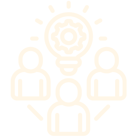 Innovation and teamwork icon